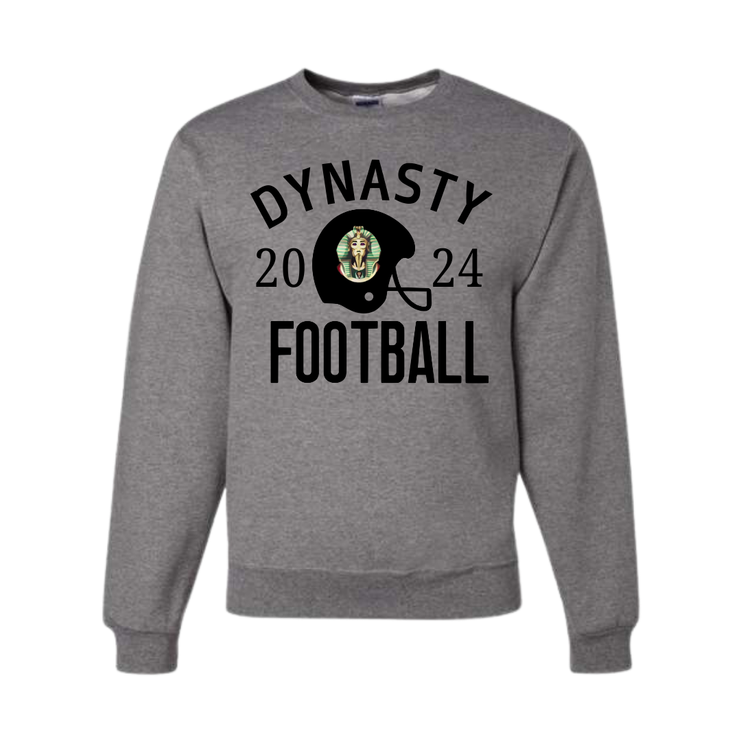 Dynasty Football Helmet - Crewneck Sweatshirt