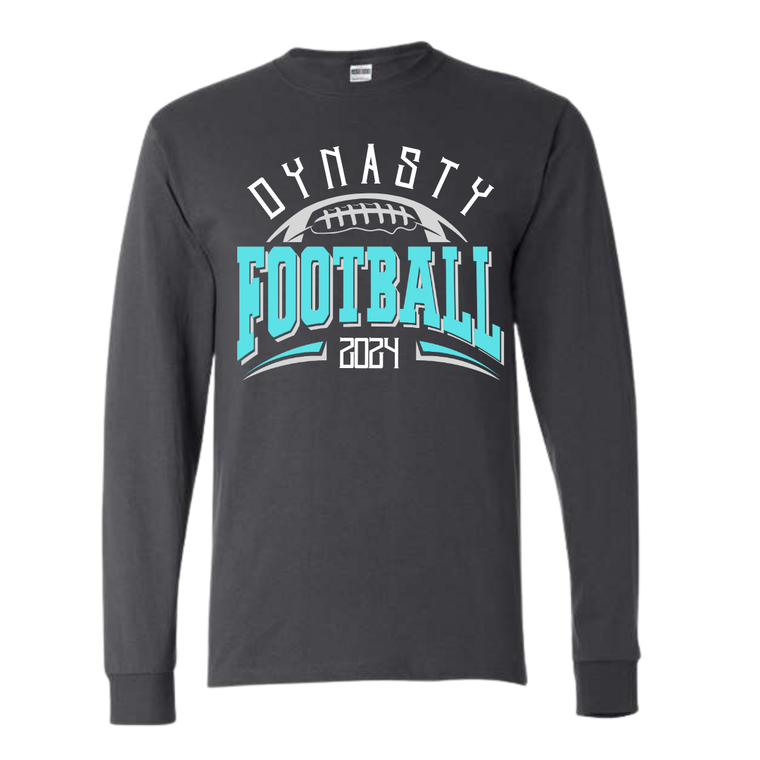 Dynasty Football (Teal) - Long Sleeve