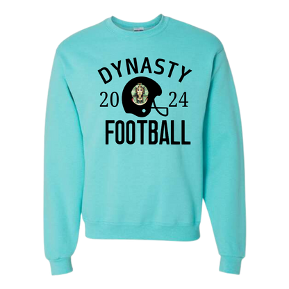 Dynasty Football Helmet - Crewneck Sweatshirt