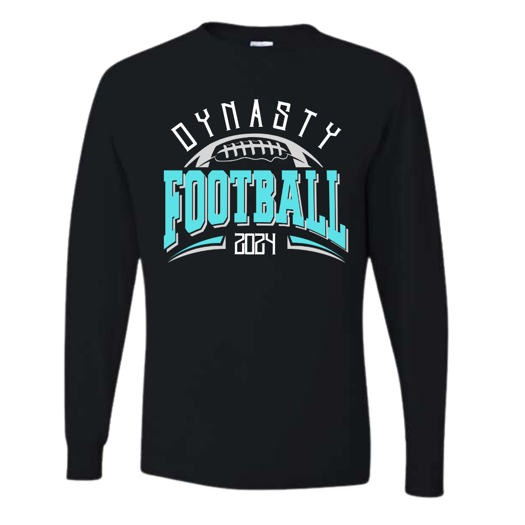 Dynasty Football (Teal) - Long Sleeve